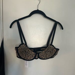 BNWT Cuup leopard bra 34C